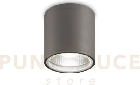 Gun faretto da esterno ip55 1 luce attacco gu10 antracite