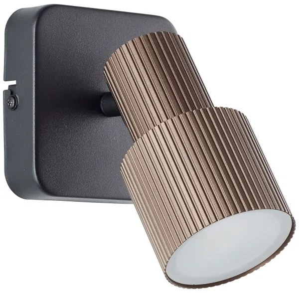 Brilliant - Luce Spot da parete a LED CADIZ 1xGU10/5W/230V bronzo