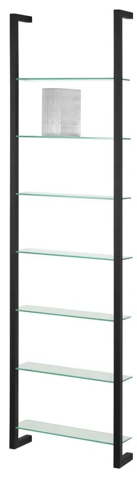 Mensola nera in metallo con ripiani multipli 46 cm Cubic – Spinder Design