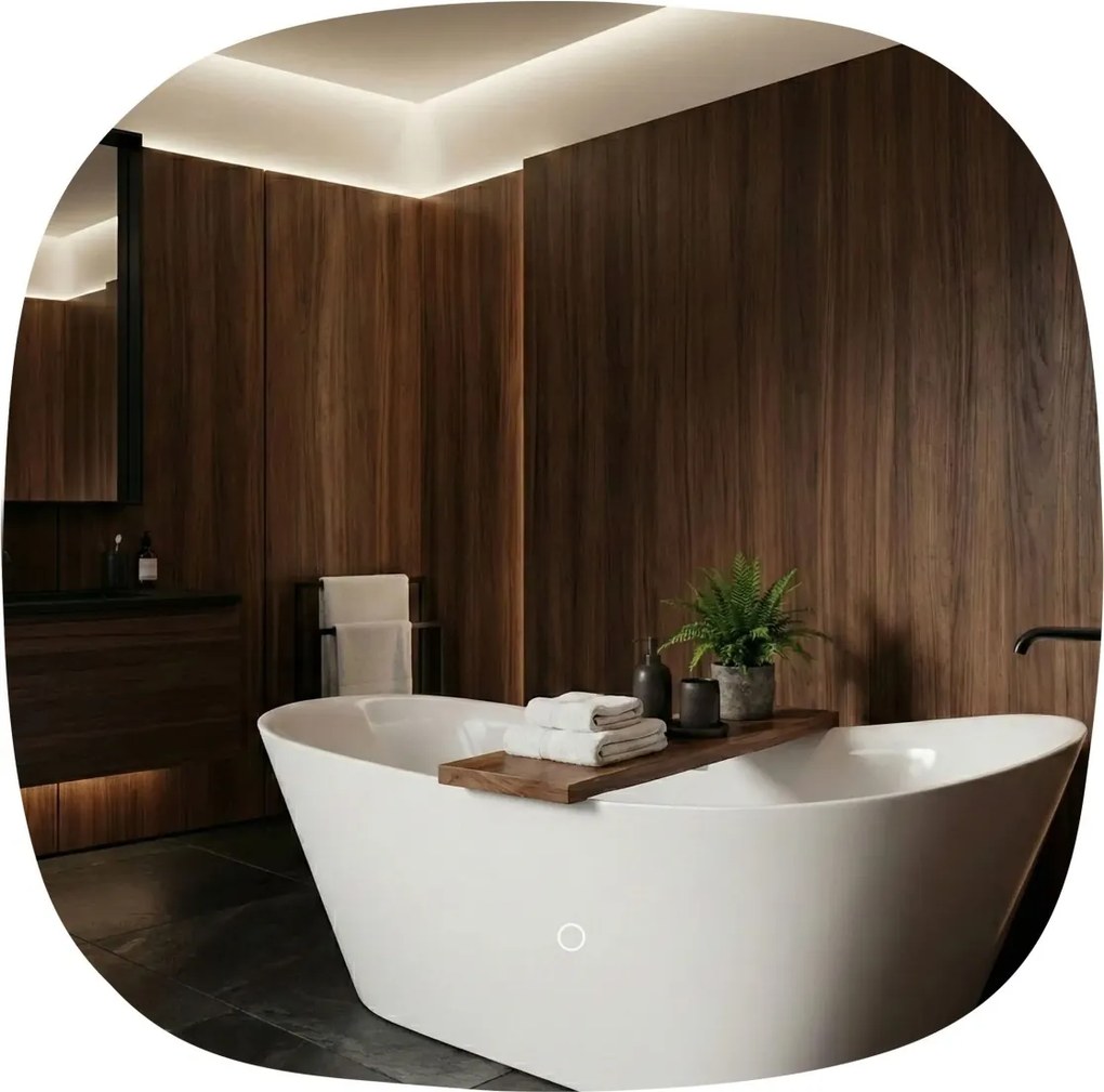 Specchio LED da parete TOP – 70x70 cm
