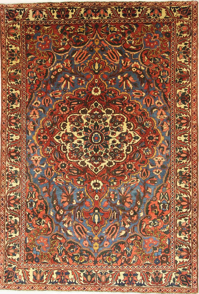 Shiraz Tappeto persiano 220x310 Rosso (Iran) Annodato A Mano
