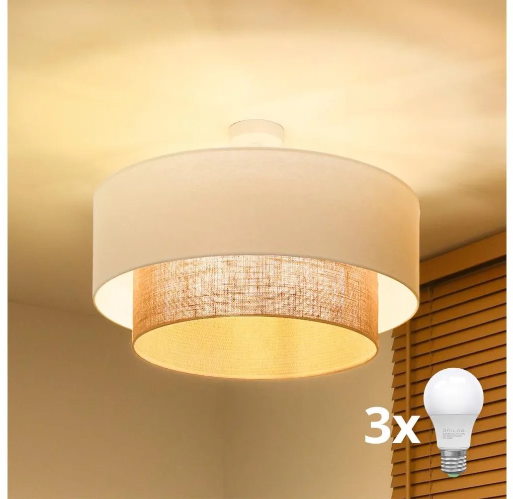 Brilagi - Lampadario LED da soffitto stile BOHO 3x E27/15W/230V Ø 60 cm