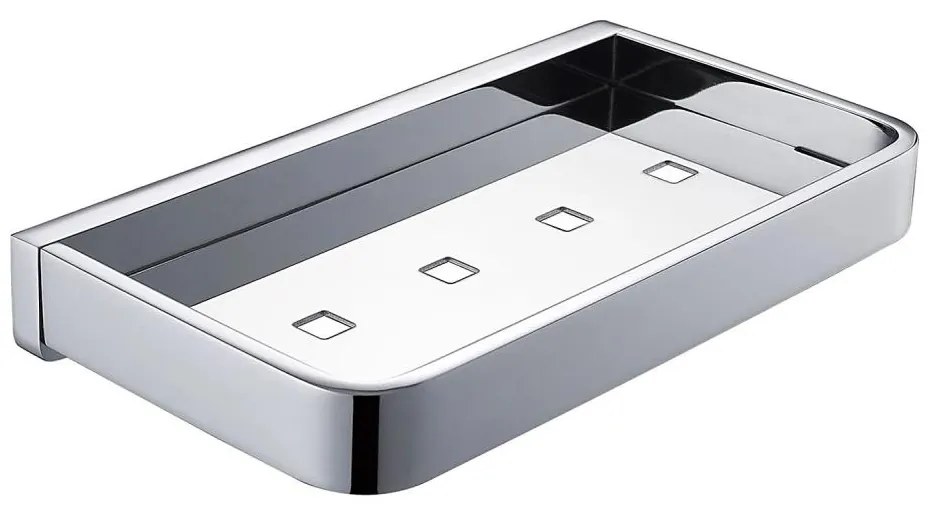 OMNIRES LU30330CR - Mensola a muro per doccia LUGANO 20 cm cromo lucido