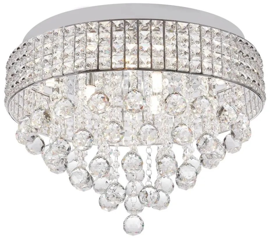 Zuma Line 19027-M - Plafoniera CAPRI 6xG9/25W/230V cromo