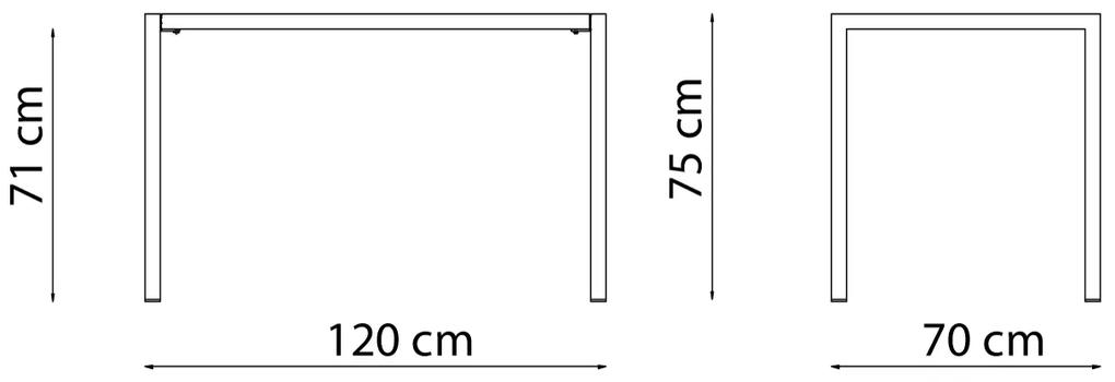 Vermobil tavolo quatris 120x70