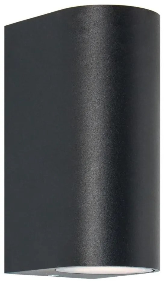 Zuma Line SJ20210-2W- Applique da esterno HARMONIA 2xGU10/35W/230V IP44 nero