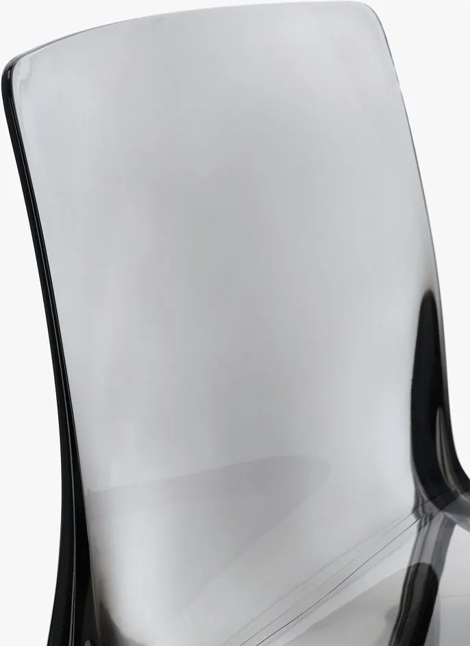 Sedia da esterno grigia in plastica Adele – Bizzotto