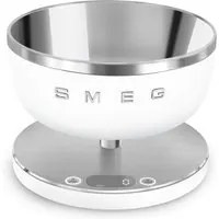 Smeg ksc01whmww bilancia da cucina digitale bianco, opaca estetica collezione