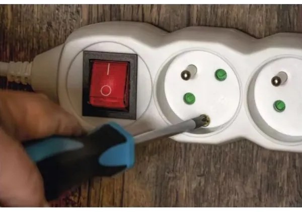 Cavo di prolunga con interruttore 3Z 3m bianco