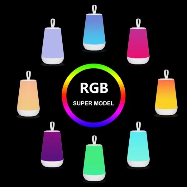 Rabalux 76019 - LED RGB Lampada da tavolo dimmerabile FRANCO LED/2W/5V 3000K