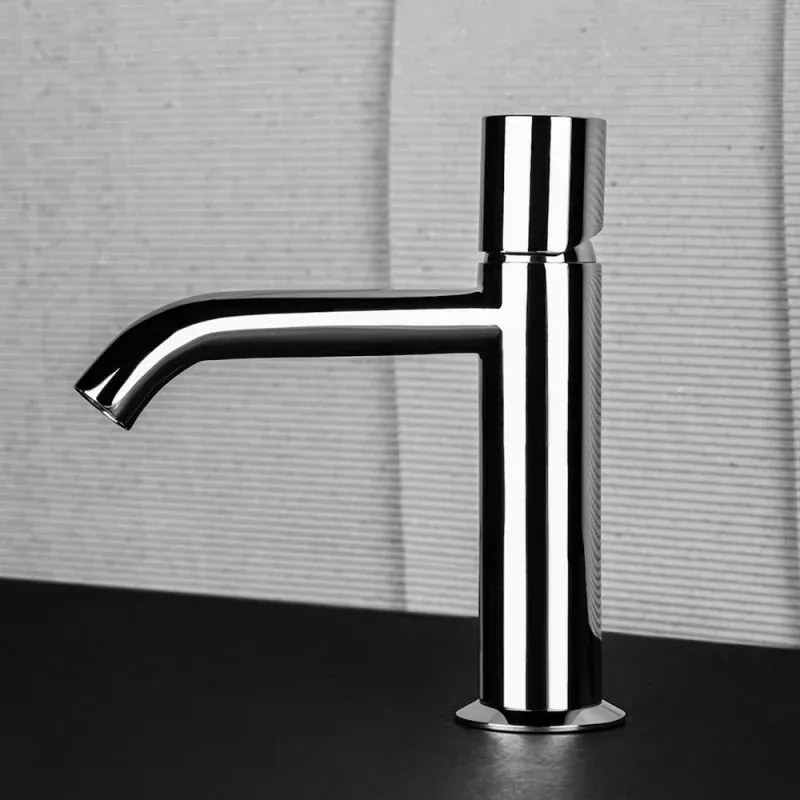 Miscelatore lavabo cromo lucido senza leva di comando Gemma