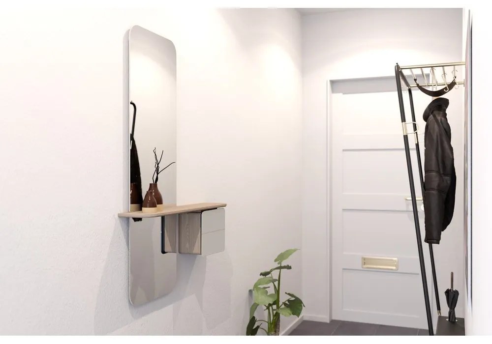 Set da corridoio in metallo nero Lean On Me - UMAGE