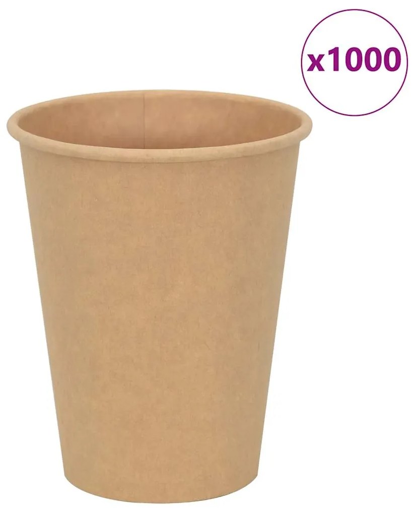 Bicchieri Da Caffè İn Carta 1000 Pz 12oz 300ml Marrone /