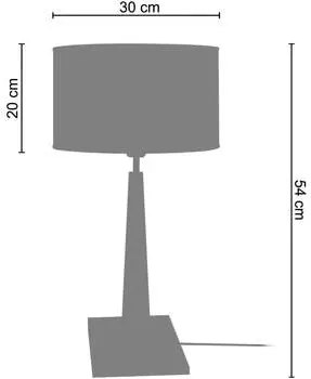 Tosel  Lampade d’ufficio Lampada da tavolo tondo legno scuro e crema  Tosel