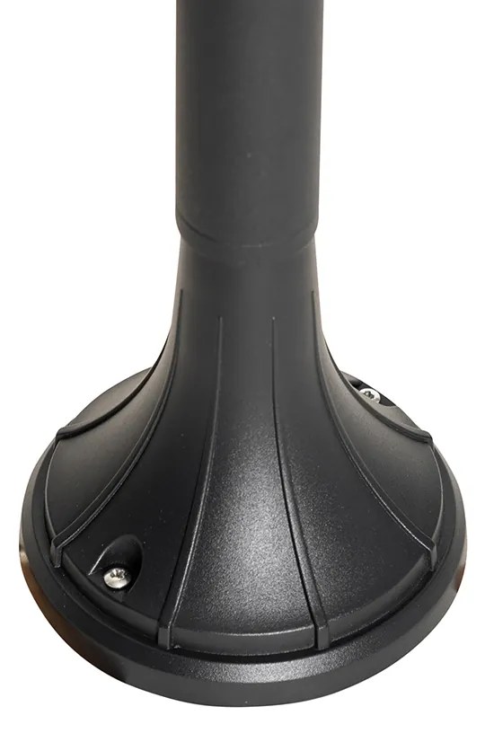 Lanterna da esterno intelligente nera 125 cm IP44 incl. Wifi A60 - Daphne