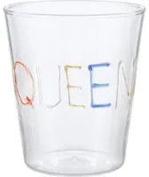 Bicchiere acqua queen in vetro borosilicato, da 380 ml