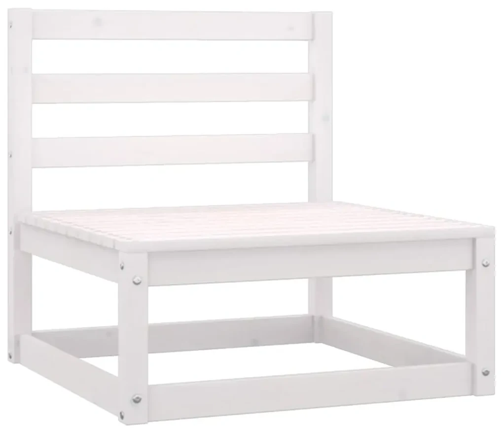 Set divani da giardino 10 pz con cuscini legno massello di pino
