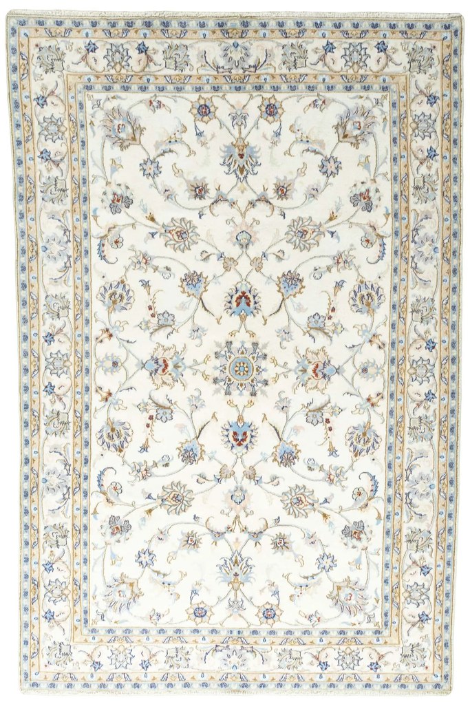 Mashad Tappeto 290 x 200 Beige (Iran) Annodato A Mano