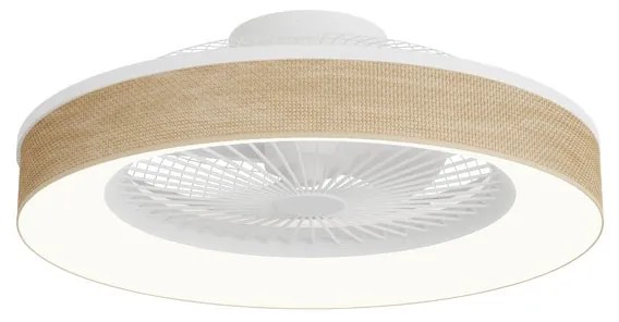 Ventilatore da soffitto VT53 bianco, Ø 53 cm, CCT, dimmerabile, SULION IP20