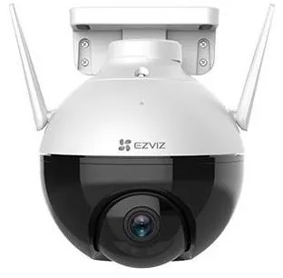 EZVIZ C8C Telecamera Wi-Fi Esterno 1080p, Telecamera motorizzata per esterni con Copertura Visiva 360 °, Visione Notturna a colori Fino a 30m, Impermeabile, Compatiblile con Alexa, Luce stroboscopica