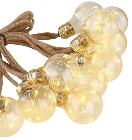 Globo 33694-10 - LED Solare catena decorativa 50xLED/0,06W/3,2V IP44