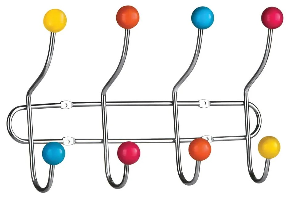 Appendiabiti da parete in metallo color argento Plastic - Premier Housewares