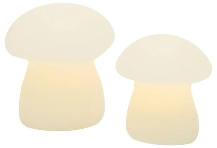 Decorazione natalizia luminosa bianca 2 pz ø 9 cm Elvina – Sirius