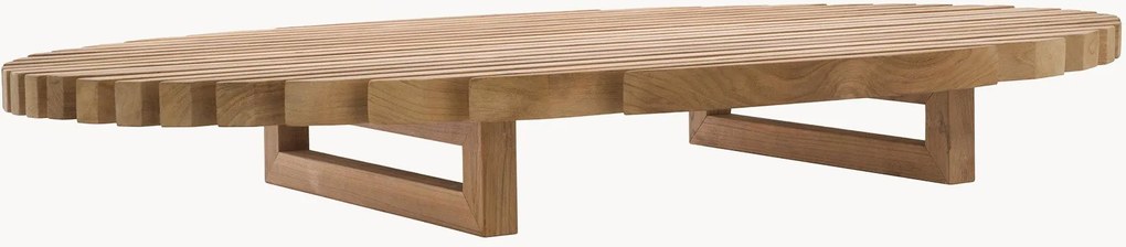 Tavolino da giardino ovale in legno di teak Anjuna