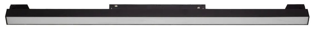 Faro LED Lineare 30W Magnetico 60cm CRI92 120° Nero 48V Colore Bianco Naturale 4.000K
