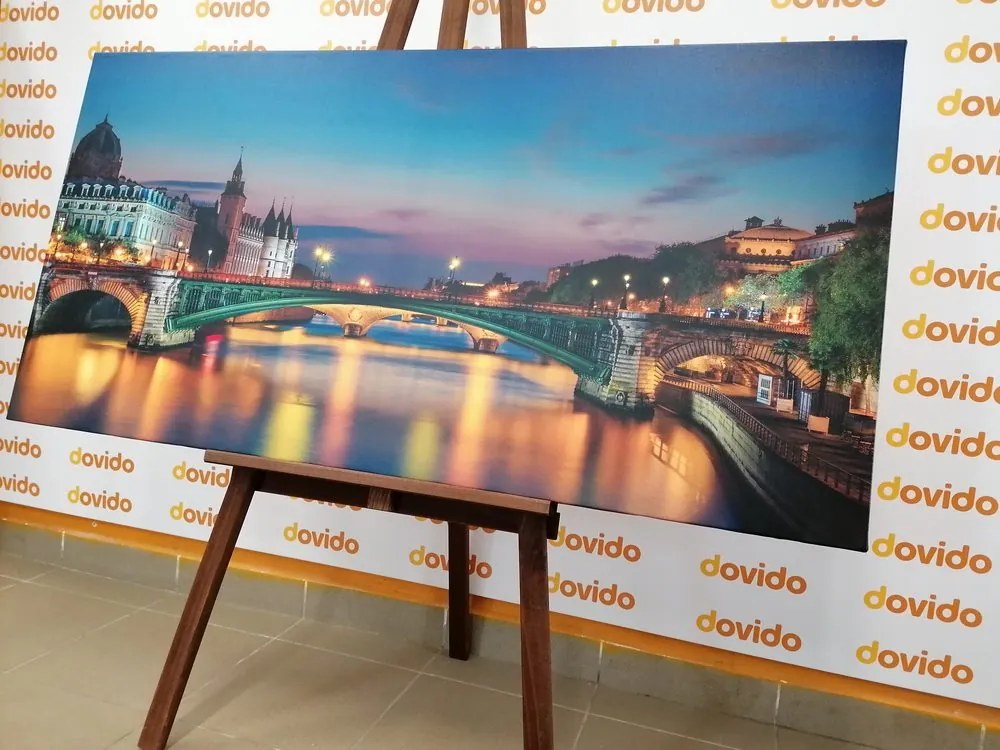 Stampa su tela – Panorama abbagliante di Parigi