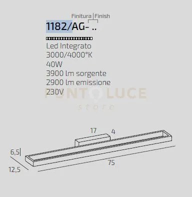 Dna applique grande bianco 1182-ag-bi