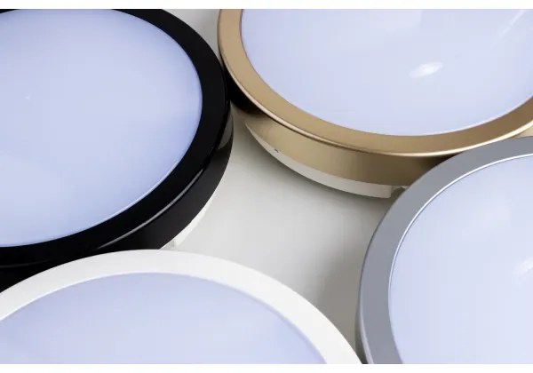 Brilagi - Plafoniera LED da bagno PERA 18W/230V diametro 22 cm IP65 argento