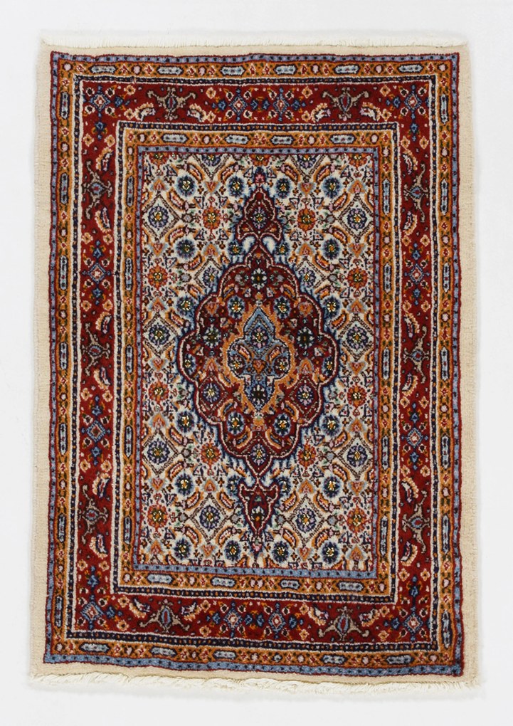 Moud Tappeto 90x60 (Iran) Annodato A Mano