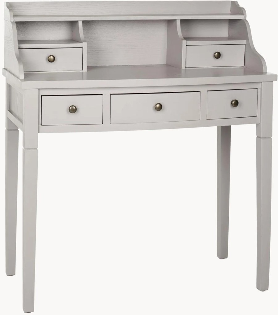 Scrivania in legno con cassetti Landon