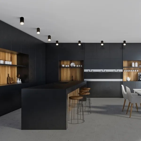 Brilagi - Luce Spot da bagno SELE 1xGU10/30W/230V IP44 nero