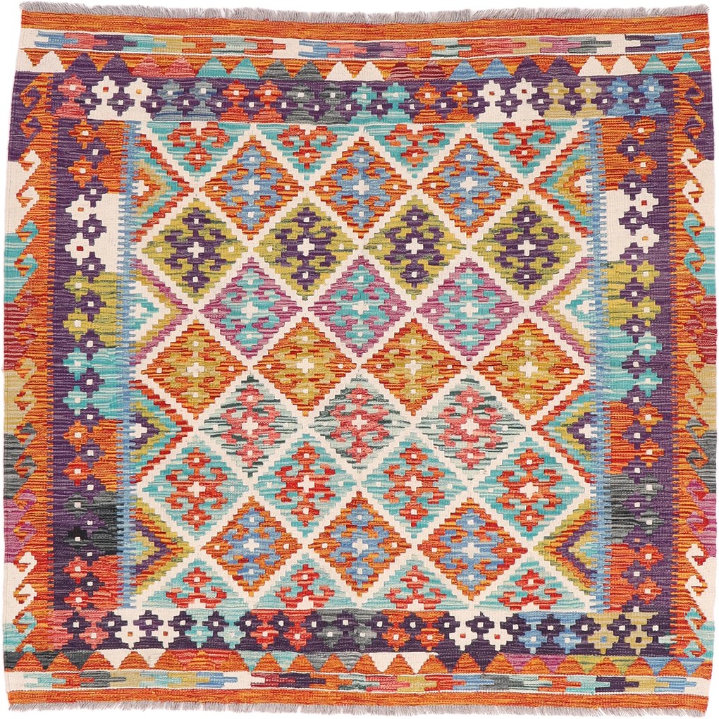 Kilim Tappeto 160x150 (Pakistan) Annodato A Mano