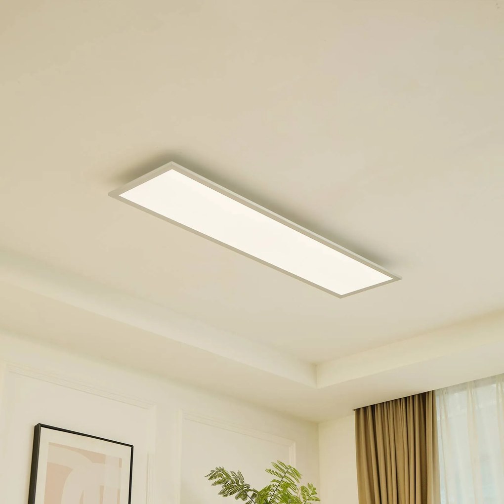 Plafoniera a LED Lyndra Arcchio, dimmerabile, Alluminio / Grigio / Zincato, Soggiorno / Sala da pranzo, Alluminio, Moderno, Plafoniera LED