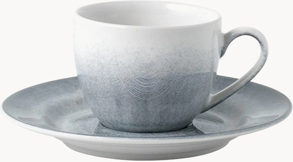 Set di 8 tazzine da caffè con piattino Catherine