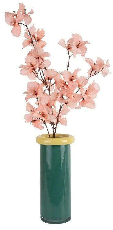 Vaso verde scuro in vetro (altezza totale 27,5 cm) Plegado – PT LIVING