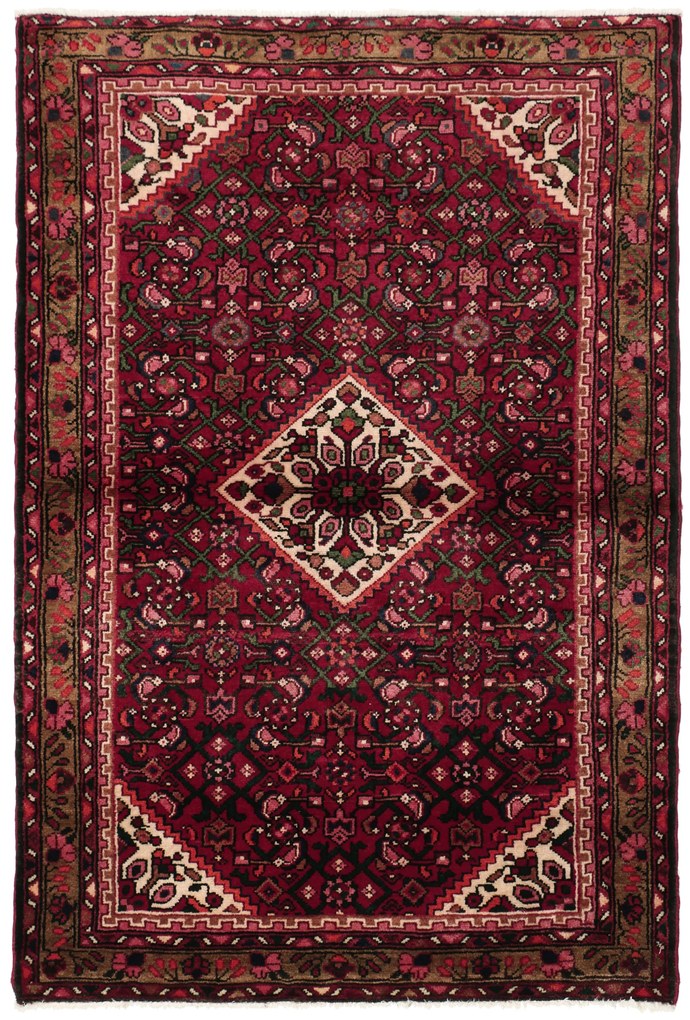 Hamedan Tappeto 160 x 110 (Iran) Annodato A Mano