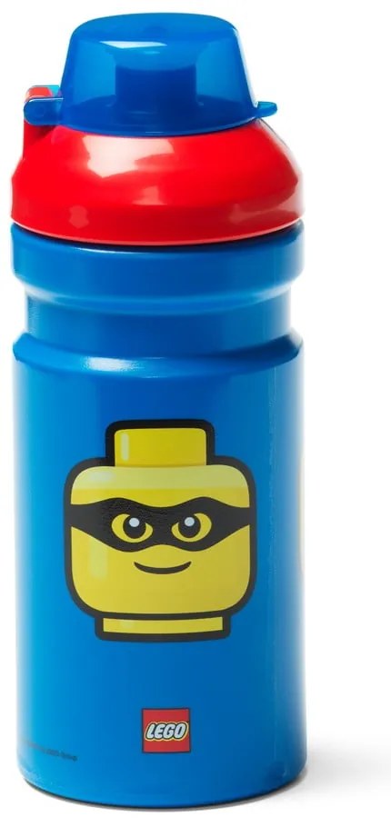 Borraccia blu con coperchio rosso , 390 ml Iconic - LEGO®