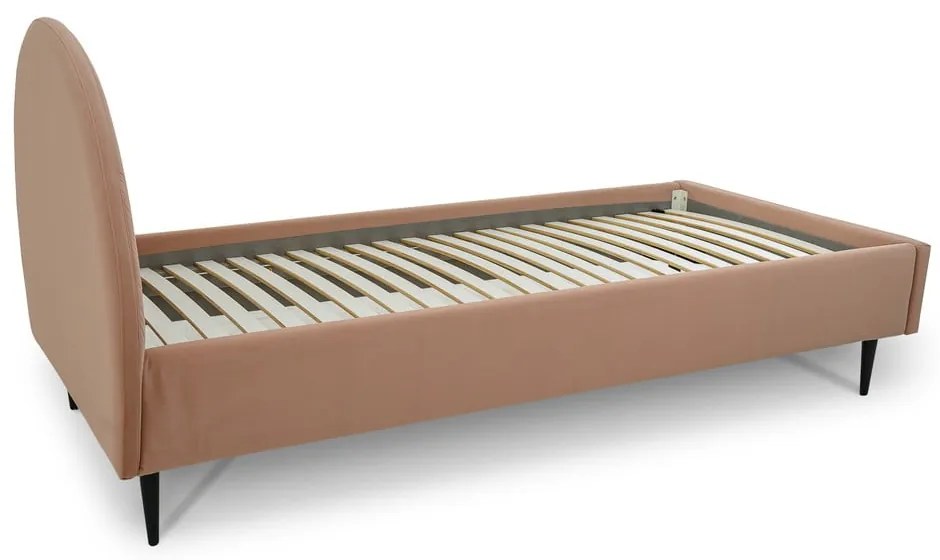 Letto rosa per bambini con contenitore 120x200 cm Rainbow - Scandic