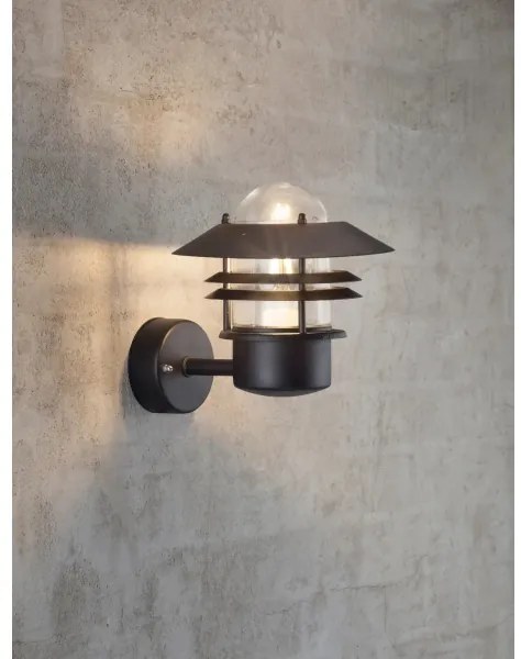 Nordlux - Applique da esterno BLOKHUS 1xE27/60W/230V IP54 nero