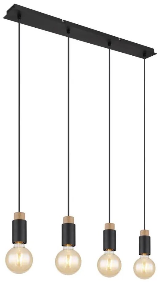 Globo 54045-4H - Lampadario a sospensione con filo MATTI 4xE27/40W/230V