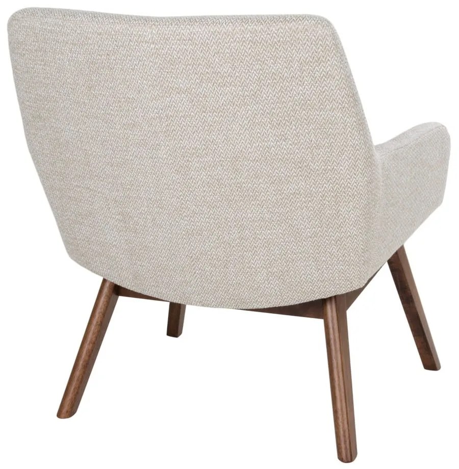 Poltrona in legno di noce marrone sabbia Londra - House Nordic