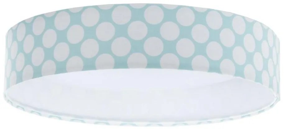 Plafoniera LED GALAXY KIDS 24W 230V verde/bianco a pois
