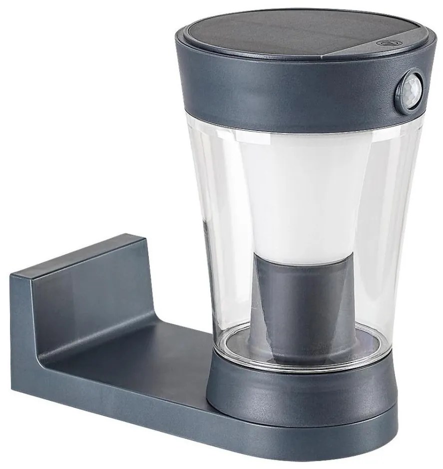 Rabalux 77037 - Lampada solare da parete ANGERS LED/3W/3,7V IP54 antracite