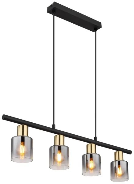 Globo 54310-4H - Lampadario a sospensione con filo HOLLSY 4xE14/25W/230V