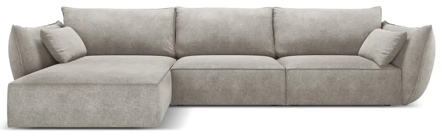 Divano angolare grigio chiaro (angolo sinistro) Vanda - Mazzini Sofas