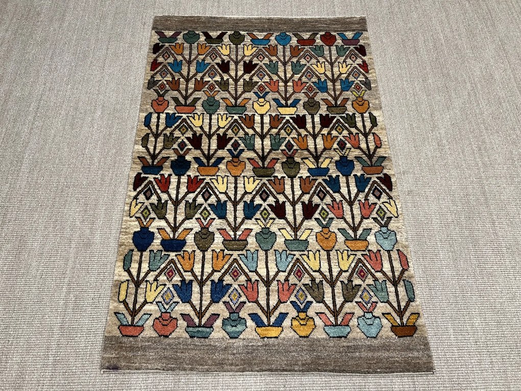 Gabbeh Tappeto persiano 100x160 Marrone (Iran) Annodato A Mano